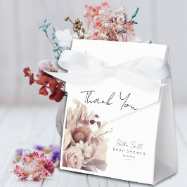 Caja Para Regalos Elegant Neutral Gold Cradle Baby Shower