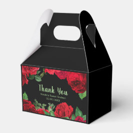 Caja Para Regalos Elegant Red Roses Flowers Sweet Sixteen