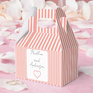 Caja Para Regalos Elegant Tangerine Wedding