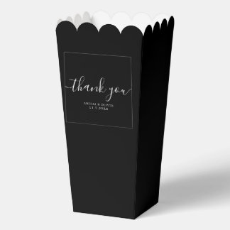 Caja Para Regalos Elegant Timeless Wedding Thank You | Personalized 