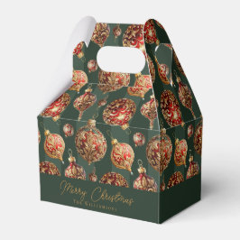 Caja Para Regalos Elegant Traditional Red & Gold Christmas Baubles
