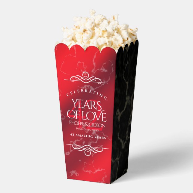 Caja Para Regalos Elegante 42° Aniversario del Boda Jasper (apareció)