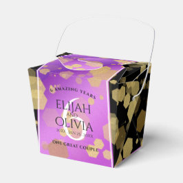 Caja Para Regalos Elegante 6º Aniversario del Boda Ametista