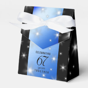 Caja Para Regalos Elegante 67º Aniversario del Boda de Star Sapphire