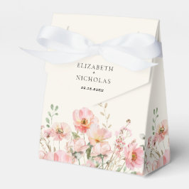 Caja Para Regalos Elegante acuarela Flora silvestre Boda Jardín