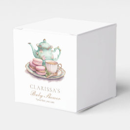 Caja Para Regalos Elegante acuarela Tea Fiesta Baby Shower