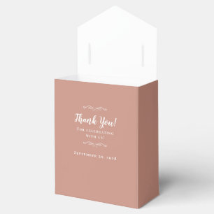 Caja Para Regalos Elegante Agradecimiento a los Invitados Pareja de 