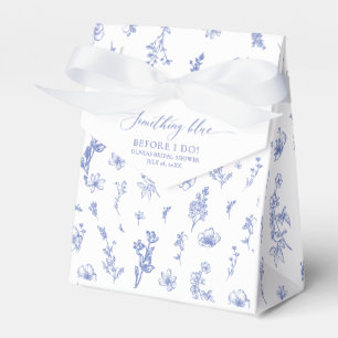 Caja Para Regalos Elegante Algo Azul Antes de Hacer Duchas de Novia