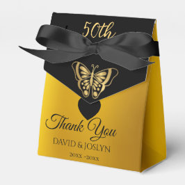 Caja Para Regalos Elegante Aniversario del Boda de Oro 50