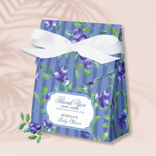 Caja Para Regalos Elegante Blueberries Berry Sweet Baby Shower