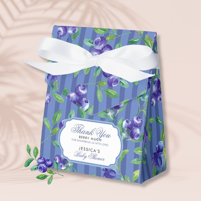 Caja Para Regalos Elegante Blueberries Berry Sweet Baby Shower (Subido por el creador)