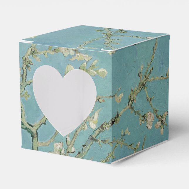Caja Para Regalos Elegante Boda "Almond Blossom" (Anverso)