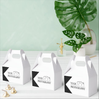 Caja Para Regalos Elegante boda Añadir fotografía personalizada