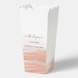 Caja Para Regalos Elegante Boda Coral Terracotta