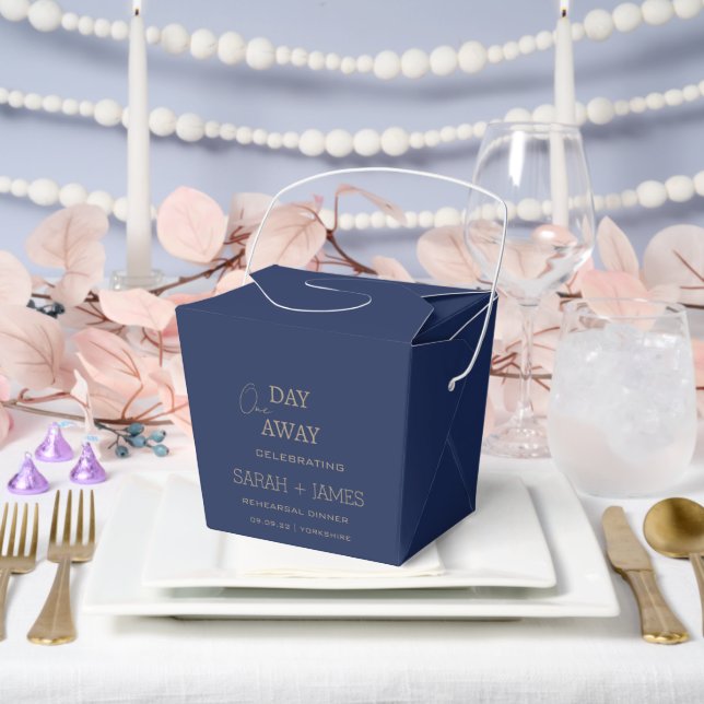 Caja Para Regalos Elegante Boda de cena de ensayo de la Marina (Boda)
