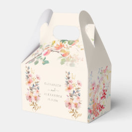 Caja Para Regalos Elegante Boda de color de agua de otoño manzanas