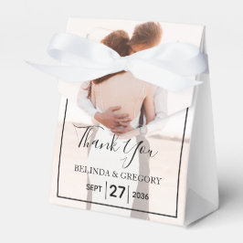 Caja Para Regalos Elegante Boda de fotografía Minimalista simple