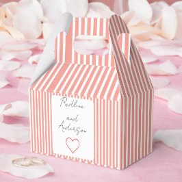 Caja Para Regalos Elegante Boda de Mandarina
