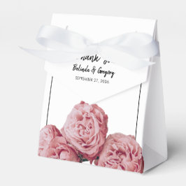Caja Para Regalos Elegante Boda de rosas rosadas