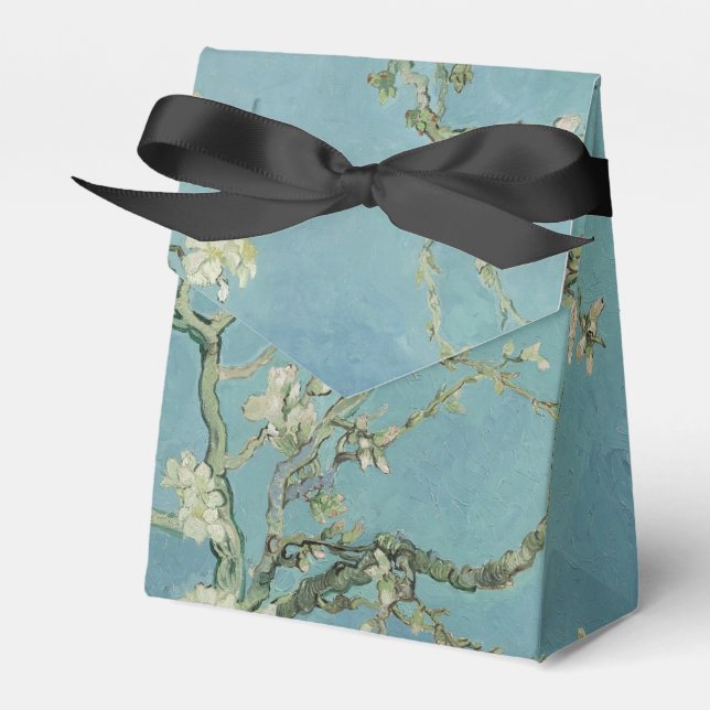 Caja Para Regalos Elegante boda "Flor de Almendro" (Front Side)