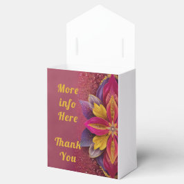 Caja Para Regalos Elegante Boda floral