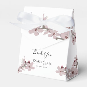 Caja Para Regalos Elegante Boda Floral Cherry Blossom