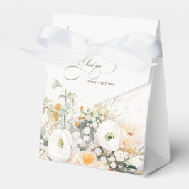 Caja Para Regalos Elegante Boda Floral White Blooms