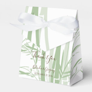 Caja Para Regalos Elegante Boda Oriental de Bambú