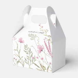Caja Para Regalos Elegante Boda Pink Wild Floral