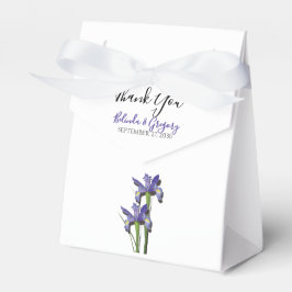 Caja Para Regalos Elegante Boda Purple Iris