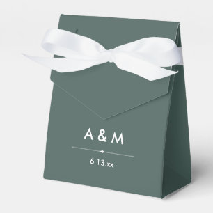 Caja Para Regalos Elegante   Boda verde rico