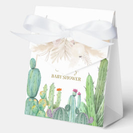 Caja Para Regalos Elegante Boho Western Cactus Arch Baby Shower