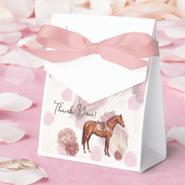 Caja Para Regalos Elegante Cazador Ecuestre (Boda)