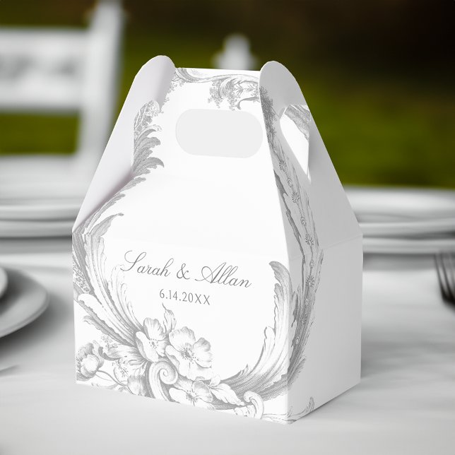 Caja Para Regalos Elegante clásico floral rococó francés (Subido por el creador)