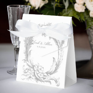 Caja Para Regalos Elegante clásico floral rococó francés