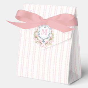 Caja Para Regalos Elegante Cresta Floral Nupcial