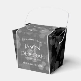 Caja Para Regalos Elegante cuarto aniversario Boda de Linen