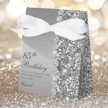 Elegante Cumpleaños 85 de Plata