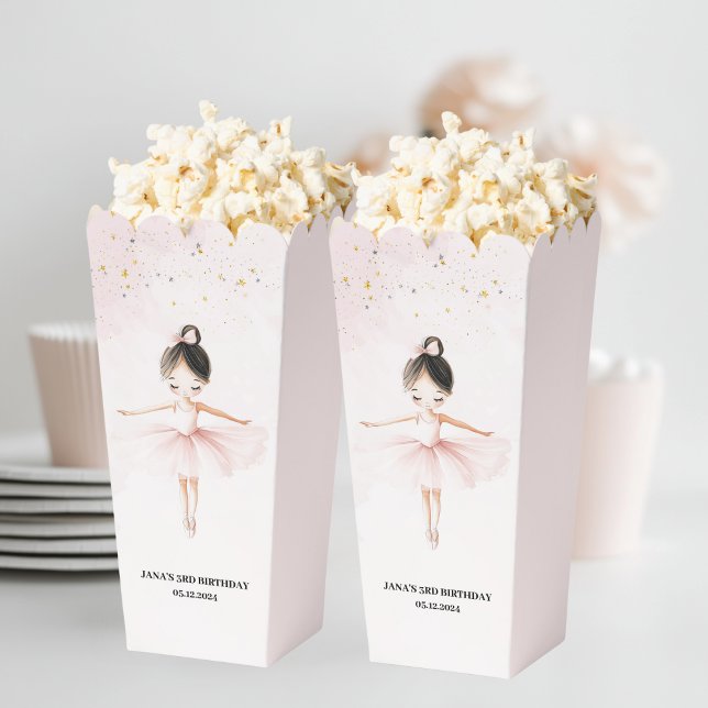Caja Para Regalos Elegante cumpleaños rosado Ballerina (Subido por el creador)