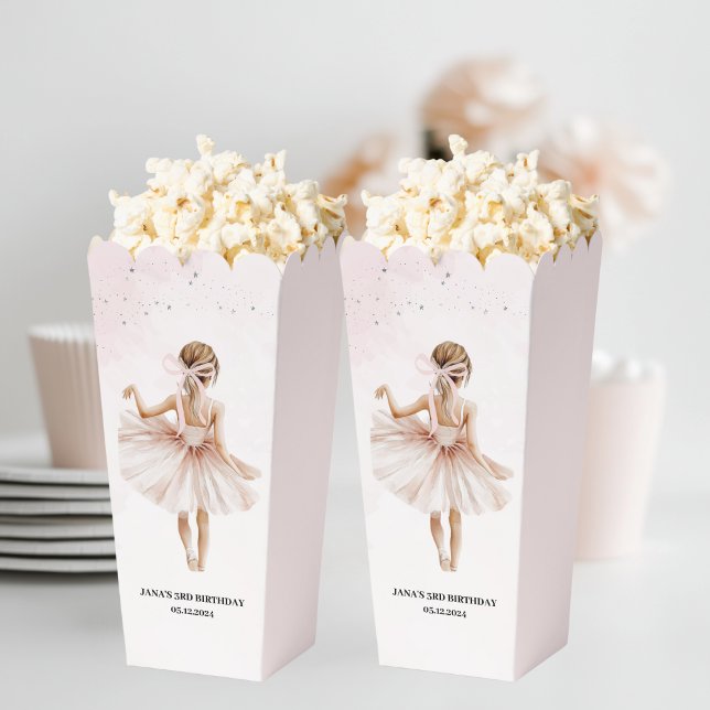 Caja Para Regalos Elegante cumpleaños rosado Ballerina (Subido por el creador)