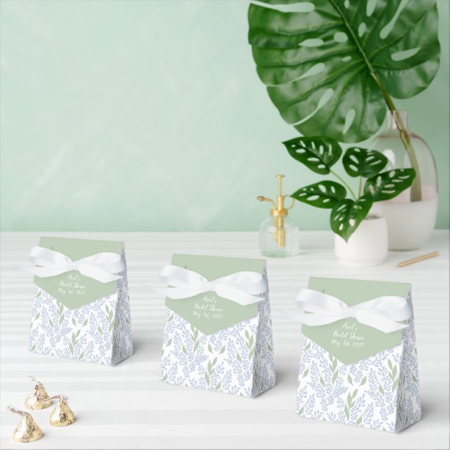 Caja Para Regalos Elegante Desayuno de Boda Botánico (Múltiple)