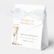 Elegante Desayuno de Boda con Perlas de Oro y Pros