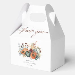 Caja Para Regalos Elegante Despedida de Soltera de Otoño