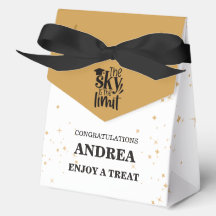 Elegante El Cielo Es El Límite 4"w x 2"l x 5"h