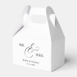 Caja Para Regalos Elegante ensayo de compromiso de Boda de la Unión 