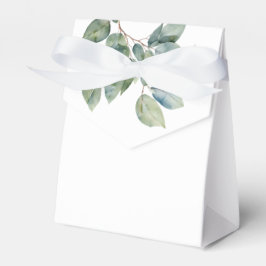 Caja Para Regalos Elegante eucalipto acuarela vegetación botánica