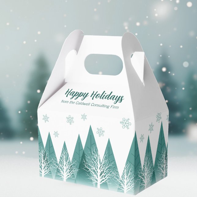Caja Para Regalos Elegante fiesta navideña de la compañía Selva Verd (Subido por el creador)