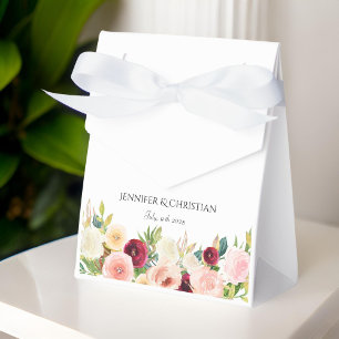 Caja Para Regalos Elegante, floral, boda