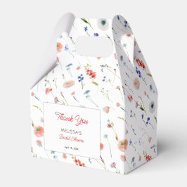 Caja Para Regalos Elegante Floral Bridal Shower Gracias