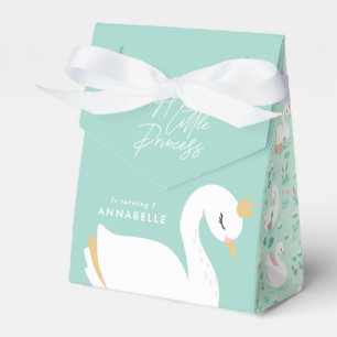 Caja Para Regalos Elegante foto rosa de chica hermosa cisne fiesta